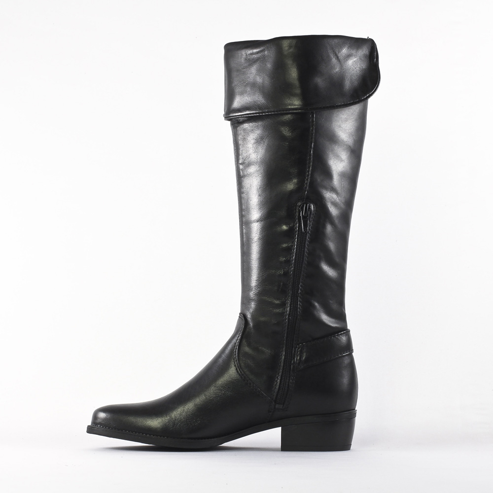 soldes bottes cuir femme