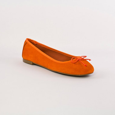 Ballerines Flora Schisina 4000 naranja, vue principale de la chaussure femme