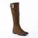 bottes marron mode femme automne hiver vue 1