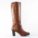 bottes marron mode femme automne hiver vue 2