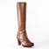 bottes marron mode femme automne hiver vue 1