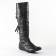 bottes noir mode femme automne hiver vue 1