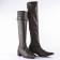 bottes stretch marron mode femme automne hiver vue 1