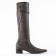 bottes stretch marron mode femme automne hiver vue 2