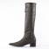 bottes stretch marron mode femme automne hiver vue 3