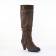 bottes talon marron mode femme automne hiver vue 1