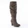 bottes talon marron mode femme automne hiver vue 1