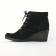 bottines compensées noir mode femme automne hiver vue 3