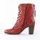 bottines talon rouge mode femme automne hiver vue 3