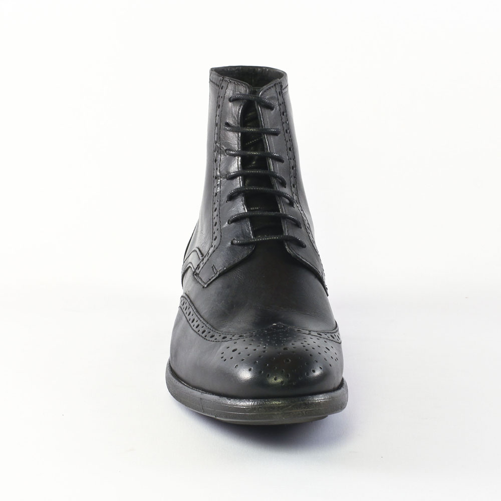 Ambitious 3490 Black  chaussure montantes noir automne hiver chez TROIS  PAR 3